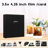 120 Photos Album with Memo Areas for Fujifilm Instax Wide 300 Camera,Linen Cover,Photo Book for Polaroid Now+/Now/I type/OneStep+/600 Instant Film Camera, POP Lab Instant Print Camera (Black)