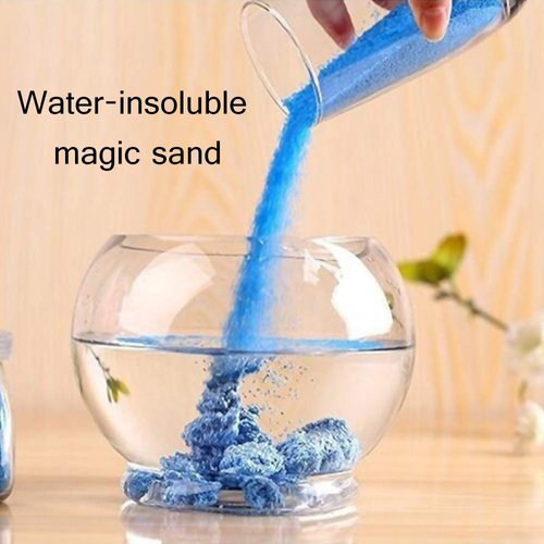 XIAOHONG 6 Pack Colorful Magic Sand - Space Sand Hydrophobic Sand Play Sand Colored Sand Toys Gifts for Kids,Stress Reliever, Learning Tool, Novelties, Party Favors