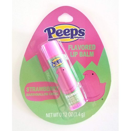 Peeps (1) Easter Candy Flavored Lip Balm - Strawberry Marshmallow Creme - Net Wt. 0.12 oz / 3.4 g