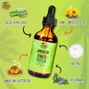 Jamaican Amber Organic Black Castor Oil - 60 ml / 2 fl oz - For Hair Strength, Hair Scalp, Body Massage Oil, and Eyebrows - Formulated to Prevent Hair Loss, for Women and Men with Biotin & Rosemary