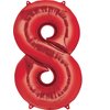 The Descendants The Rise of Red 8th Birthday Party Supplies Balloon Bouquet Decorations - Red 8