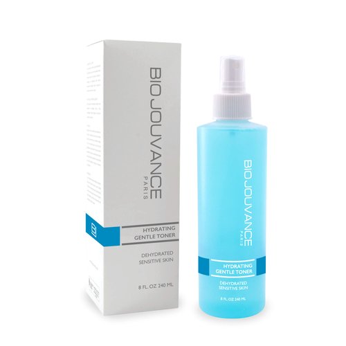 BIO JOUVANCE PARIS - Hydrating Gentle Toner 8oz / 240ml - for Normal/Dry/Sensitive Skin | PH Balancing | Alcohol-Free | Daily Facial Skin Care Treatment Regimen | Made in France