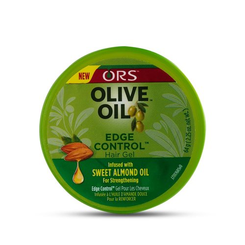 ORS Olive Oil Style & Sculpt Edge Control Hair Gel, Strengthens Edges and Protects Hairline, Extra Hold (2.2 oz).