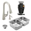 Moen Kitchen Sink Stainless Steel Basket Strainer with Drain Assembly, 3-1/2 Inch Sink Drain Stopper Plug, 22036