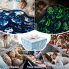 Shark Toys Blankets Glow in The Dark Gifts for Boys Girls, Nautical Anchor Blanket Starfish Ocean Decor for Adult Kids, Birthday Christmas Day Hammerhead Shark Gift for Age 3 4 5 6 7 8 9 10 Year Old