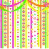 540feet Paper UV Neon Garland Neon Streamers Glow in The Dark Neon Party Supplies and Decorations Glow in The Dark Streamers Blacklight Reactive Fluorescent Black Light Party Kit for Birthday Wedding