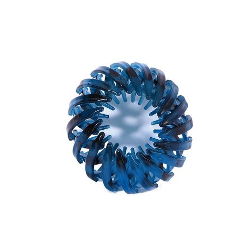 Blue Small Simple Vintage Bird Nest Shaped Hair Clips Hair Claw, Women Expandable Ponytail Holder Hair Loops Fashion Hair Bun Hair Clamps,Clips and Barrettes