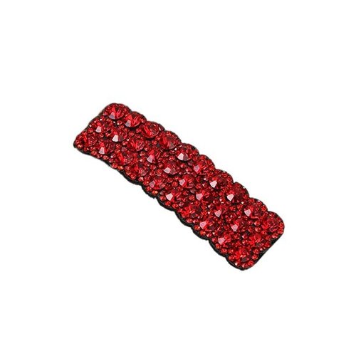 2pcs Rhinestones Snap Korean Style Hair Clips,Rectangular Hairpins Shiny Luxury Hairpins Wedding ...