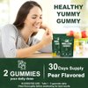 NutraNourish Mullein Gummies for Lung Detox 60 Count,1000mg Mullein Leaf Herb Extract for Respiratory & Digestive & Immune Support,Lung Cleanse & Mucus Relief,Vegan,Pear Flavor