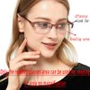 laureles Fashion Photochromic Bifocal Reading Glasses Women's Sun Glasses Transition Metal Frame Red Presbyopia Female (Red, 0.00/+1.75 Magnification)
