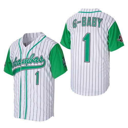Kekambas Men's #1 G-Baby Jarius Evans Hardball Movie Baseball Jersey Size M