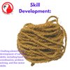 Bonka Bird Toys 3855 Natural Coconut Fiber 30' Rope, Parrot Bird Toy DIY Projects Craft, Amazon, Macaw, African Grey, and Similar