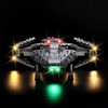 Kyglaring LED Lighting Kit, Compatible with Lego 75383 Darth Maul's Sith Infiltrator Building Blocks Model，75383 LED Light Set (Lego Sets Not Included), Light Up Your Lego!