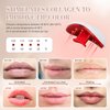 Lip Plumper Device Red Light Therapy, 2 in 1 Lip and Eye Care Tool with Heated for Anti-Aging, Smooth Lip Wrinkles, Lip Plumper Device and Reduce Dark Circles, 4 Levels Heating Temps