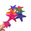 Bonka Bird Toys 3324 Pk6 Medium Color Vine Star Foot Talon Craft Part Parrot Cage Toy, Conure, Ringneck, African Grey, and Similar Breed Sizes