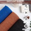 3 Pieces African Net Sponge African Exfoliating Net African Bath Sponge Scrubbing Rag Net African Wash Shower Long Net Body Scrubber