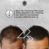 Mane Hair Fibers for Thinning Hair for Women & Men, Hair Thickener, Sprinkle-On Hair Building Fibers, Hair Illusion Hair Fibers Conceal Hair Loss & Bald Spot, Easy Apply, Long Lasting - Grey