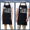 Miracu Funny Apron for Men Women - Funny Dad Gifts, Funny Gifts for Men Mom - Mothers Day, Fathers Day, Birthday Gifts for Dad Brother Boyfriend - Cool Cooking BBQ Grilling Aprons for Men, Chef Gifts
