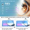 Oilway Blue-Light Blocking Glasses for Women Men - 3Pack Computer Reading/Gaming/TV/Phones Glasses Anti Eyestrain & UV Glare