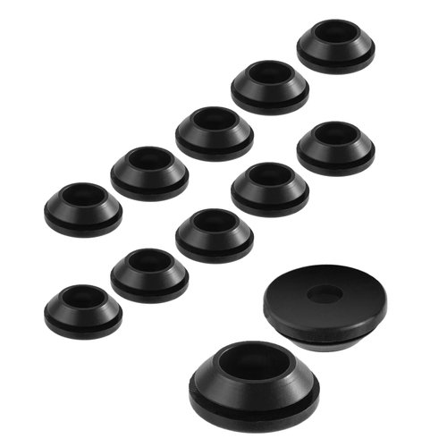 071129 RV Stove Grommets for Suburban RV Stove Parts, RV Stove Rubber Grommets Stove Parts for RV Stove Top, Stove Grommets for RV Gas Range Parts, Suburban RV Stove Top Rubber Grate Grommets 12 Pcs