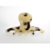Generic Medium/small brown black beige marbled hair claw clip for fine, thin hair, 1 Count (Pack of 1)
