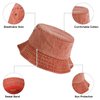 kozinu Washed Cotton Bucket Hats Packable Summer Outdoor Cap Travel Beach Sun Hat Plain Colors for Men Women