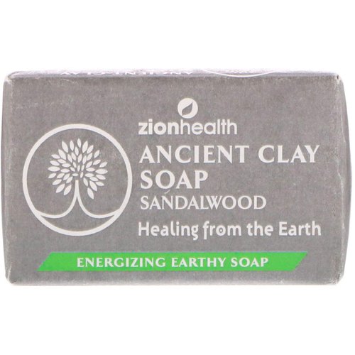Ancient Clay Soap Sandalwood Zion Health 6 oz Bar Soap