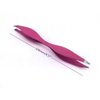yueton 2pcs Double End Precision Pointed and Slant Tip Tweezers Set for Eyebrow and Ingrown Hair