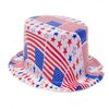 Podzly 12 American Flag Hat Party Supplies - Patriotic 4th of July Hats for Independence Day - Red White and Blue USA Party Accessories For Kids and Adults