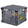Safety Guardrail,Closed Cage Building Blocks Set，Compatible with Lego Jurassic World t rex ，Halloween Jail，WW2 Military and More Scene，Playset for Boys and Girls Ages 6+ (Small Cage)