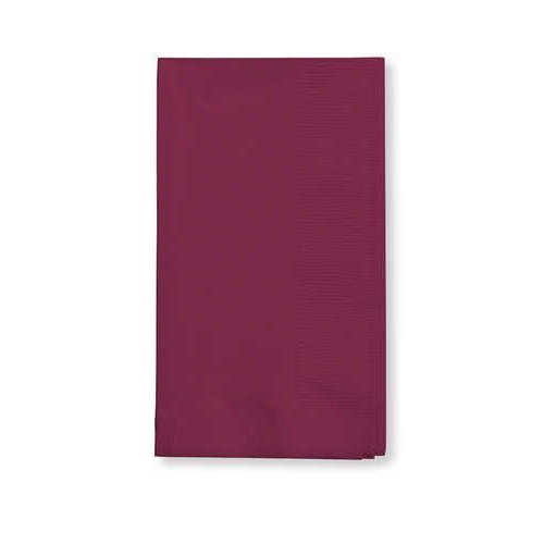 Creative Converting Burgundy Paper Dinner Napkins 50 per Pack
