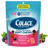 Colace Stool Softener Soft Chews, Gentle Constipation Relief, No.1 Doctor Recommended Stool Softener Brand, 42 Mixed Berry Chews