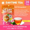 Skinny Boost 28 Day Detox Tea Kit -Daytime Tea (28 Bags) Evening Tea (14 Bags) Non GMO, Vegan, Reduce Belly Bloating, Increase Energy, All Natural Detox and Cleanse