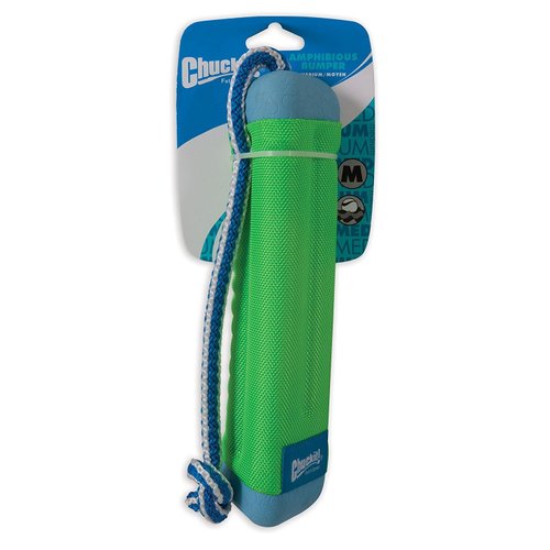 Chuckit! Three Soft and Durable Amphibious Bumper Dog Toy with Rope for Land and Water Play (Medium) PACK OF 3