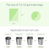 1.2 Gallon Small Trash bags Biodegradable Mini Bathroom Garbage Bags Fit 4.5 Liter Trash-Can-Liners for Bathroom Kitchen Office (150 Counts,Green)