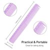3 Pieces Carbon Fine Cutting Comb Carbon Fiber Salon Hairdressing Comb for Man and Woman Hairdressing Barber Comb (Pink Bule Purple)