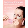 Bukamkom Collagen Lip Masks Bulk(20 Pieces),Lip Mask Overnight Sheet Sleep Lip Care to Reduce Dark Lips and Lip Lines to Remove Dead Skin Moisture,Bulk Lip Masks Individually Wrapped (20)