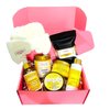 Turmeric Full Body Skincare Kit - Turmeric Body Scrub, Turmeric Face Scrub, Turmeric Soap, Turmeric Face Cleanser, Turmeric Body Glaze Moisturizer, Face Toner, Spa Package