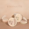 Lamel Stay Matte Compact Powder - Light Natural Coverage - Universal Neutral Undertone - Cruelty Free - Porcelain - N.401