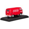 1963 Volkswagen T1 Coca Cola Cargo Van with Delivery Driver, Hand Cart and Coca Cola Cases 1/24 by Motor City Classics 424062