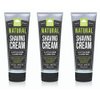 Pacific Shaving Company Natural Shaving Cream - Shea Butter + Vitamin E Shave Cream for Hydrated Sensitive Skin - Clean Formula for a Smooth, Anti-Redness + Irritation-Free Shave Cream (7 Oz, 3 Pack)