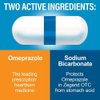 Zegerid OTC Heartburn Relief, 24 Hour Stomach Acid Reducer Proton Pump Inhibitor with Omeprazole and Sodium Bicarbonate, Capsules, 42 Count (Pack of 1)