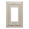 Franklin Brass Classic Architecture Wall Plate, Satin Nickel Single Decorator Switch Cover, 1-Pack, W35219-SN-C