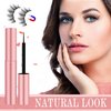 Magnetic Eyelashes Natural Look- Magnetic Lashes with Eyeliner -7 Pair 3D Magnetic Eyelash Kit with 2 Tubes of Liner-Upgraded Strong Hold, Reusable Fake Eyelashes Easy to Apply