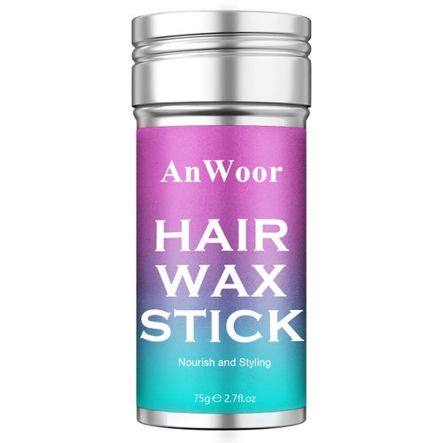 AnWoor Hair Wax Stick for Flyaways Accessories for Women Girls Bun Maker for Kids Baby Gel Products Slick, Smoothing