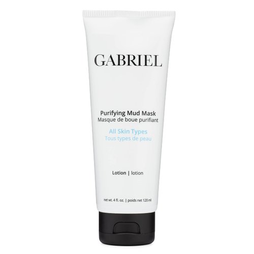 Gabriel Purifying Mud Mask, Natural, Paraben Free, Vegan, Cruelty-free, Non GMO, mineral-rich clay mask that cleanses and purifies the skin, 4oz.