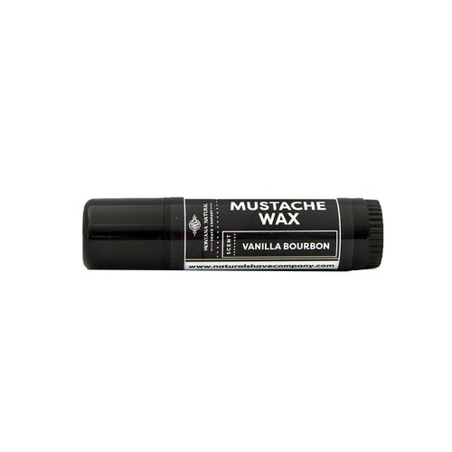 MNSC Vanilla Bourbon Mustache Wax - Medium Hold Balm - All-Natural Beeswax and Plant-Based Oils, Petroleum-Free, Hypoallergenic Ingredients, Handmade in USA
