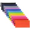 Tamaki 12 Pack Zipper Pencil Pouch Pencil Bags, Zipper Pencil Pouches Bulk, Waterproof Pencil Case, for Organizing Storage Office Supplies Bills Cosmetics Travel Accessories