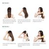 DOORES Human Hair Extensions Wire Hair Balayage Chocolate Brown to Honey Blonde 75g Hair Extensions Straight Wire Extensions Hairpiece with Transparent Fish Line 14 Inch