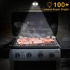 RVZHI Grill Light BBQ Accessories - Upgraded Waterproof Grilling Accessories for Outdoor Grill, Smoker Accessories Grilling Gifts for Men Women Dad, Flexible BBQ Light with 10 Super Bright LED Lamps
